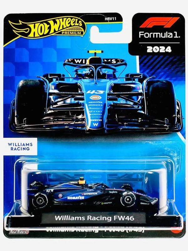 Hot Wheels Premium F1 2024 Williams Racing Fw46 23 Alexander Albon